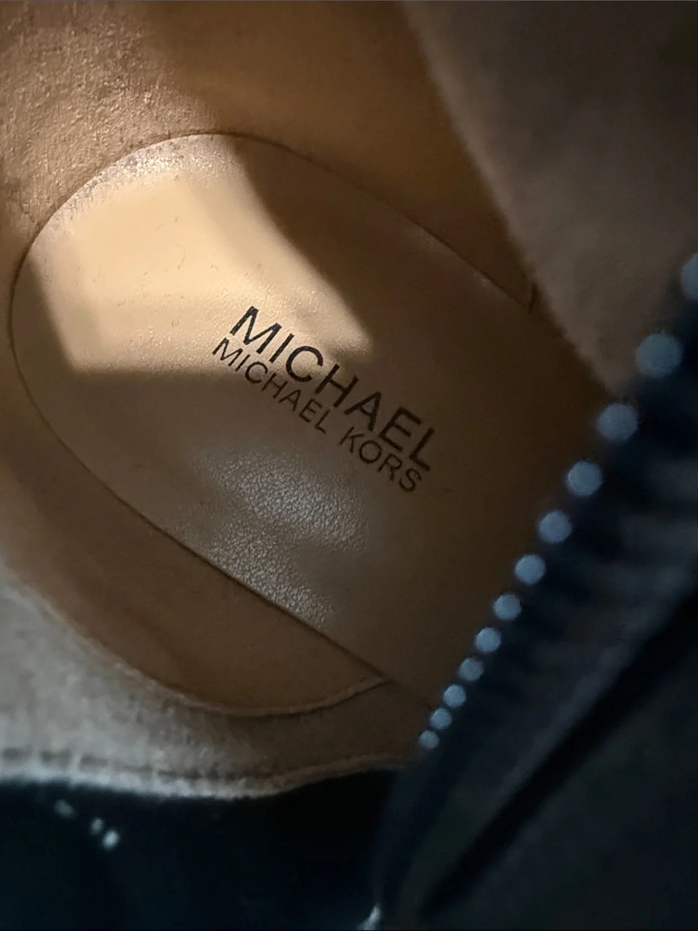 Michael Kors Black Bromley Over-the-Knee Stretch Leather Boots 7M